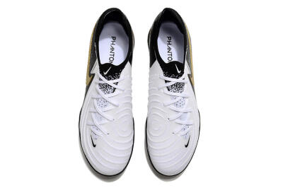 Nike Phantom Luna Elite TF Low-Tops Football Shoes - White/Black/Gold