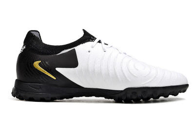 Nike Phantom Luna Elite TF Low-Tops Football Shoes - White/Black/Gold