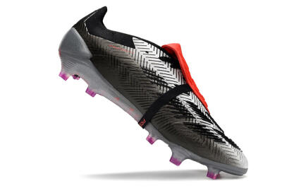 Adidas Predator Elite Foldover Tongue FG Low-Tops Football Boots - Black/White/Red