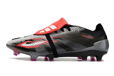 Adidas Predator Elite Foldover Tongue FG Low-Tops Football Boots - Black/White/Red