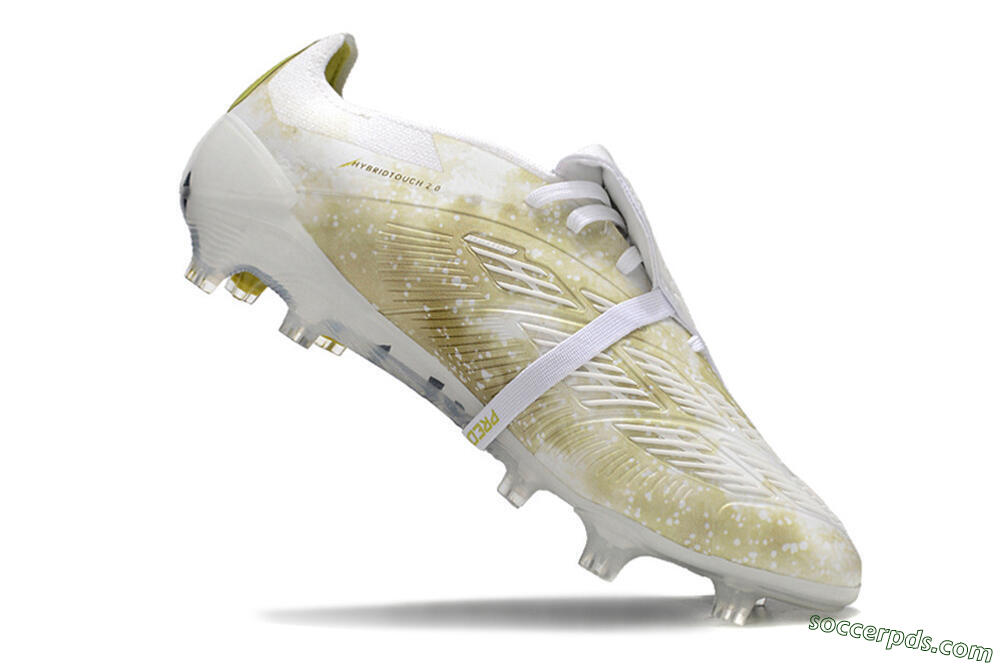 Adidas Predator Elite Foldover Tongue FG Low-Tops Football Boots - White/Green/Black 4