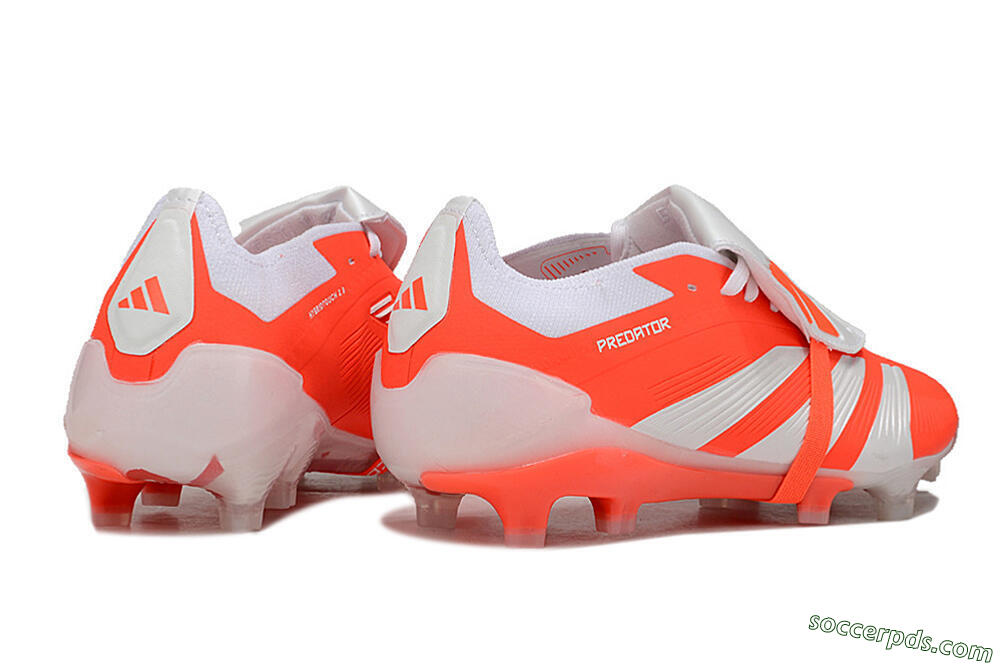 Adidas Predator Elite Foldover Tongue FG Low-Tops Football Boots - Orange/White 6