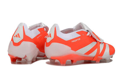 Adidas Predator Elite Foldover Tongue FG Low-Tops Football Boots - Orange/White