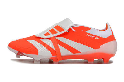 Adidas Predator Elite Foldover Tongue FG Low-Tops Football Boots - Orange/White