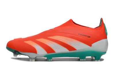 Adidas Predator Accuracy+ FG Low-Tops Football Boots - Red/White/Green