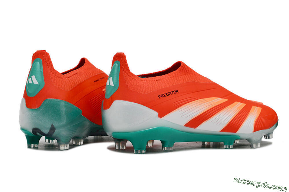 Adidas Predator Accuracy+ FG Low-Tops Football Boots - Red/White/Green 6