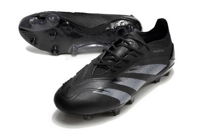Adidas Predator Elite FG Low-Tops Football Boots - Black/Silver