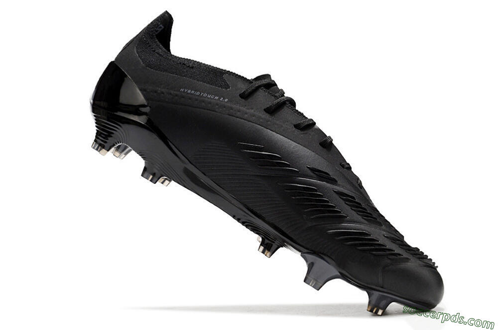 Adidas Predator Elite FG Low-Tops Football Boots - Black/Silver 4
