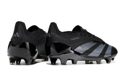 Adidas Predator Elite FG Low-Tops Football Boots - Black/Silver