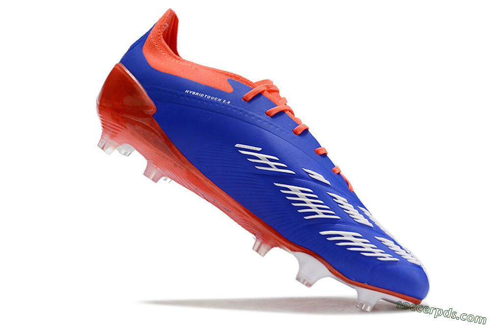 Adidas Predator Elite FG Low-Tops Football Boots - Blue/White/Red 4