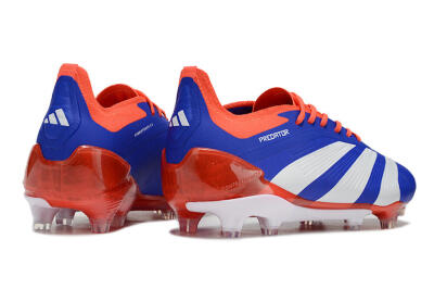 Adidas Predator Elite FG Low-Tops Football Boots - Blue/White/Red