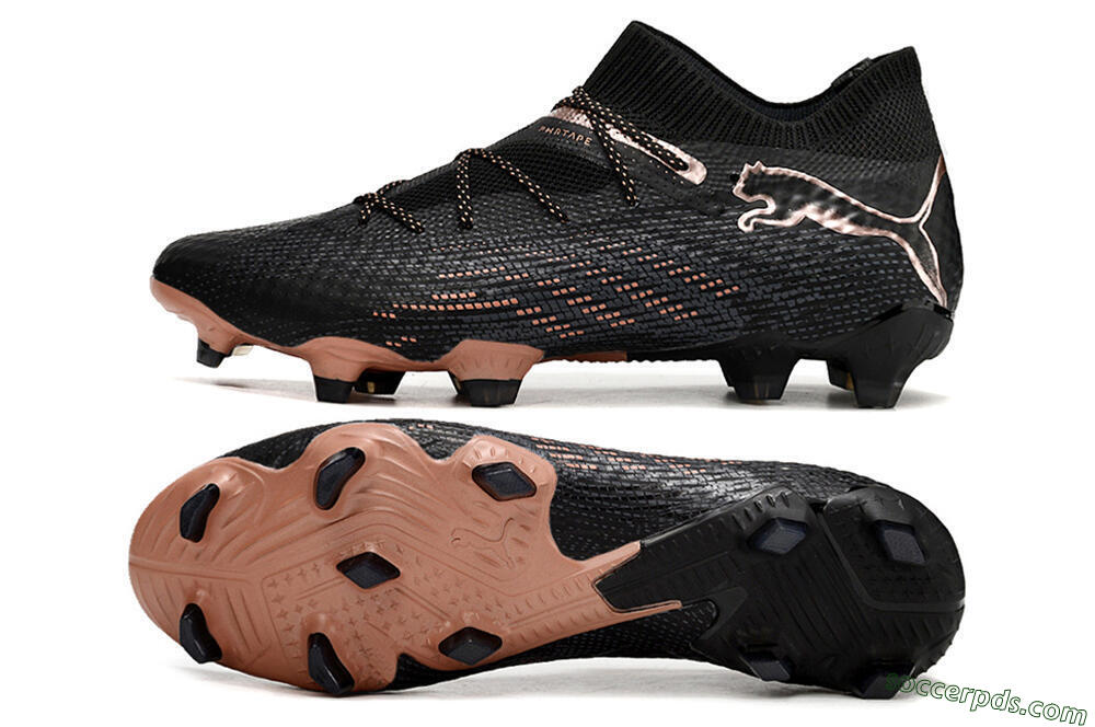 Puma Future Ultimate FG High-Tops Football Boots - Black/Gold 0