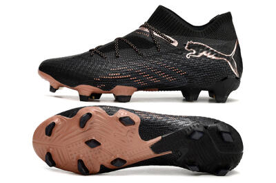 Puma Future Ultimate FG High-Tops Football Boots - Black/Gold