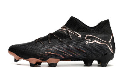 Puma Future Ultimate FG High-Tops Football Boots - Black/Gold