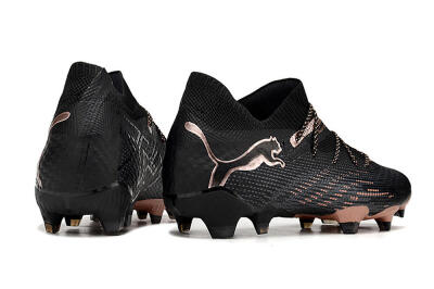 Puma Future Ultimate FG High-Tops Football Boots - Black/Gold