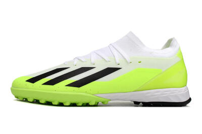 Adidas X Crazyfast.3 TF Low-Tops Football Shoes - White/Black/Yellow