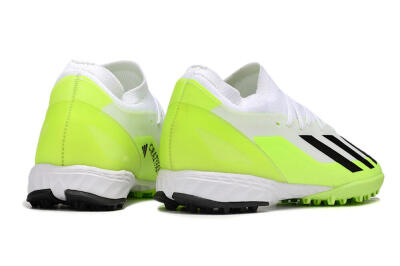 Adidas X Crazyfast.3 TF Low-Tops Football Shoes - White/Black/Yellow
