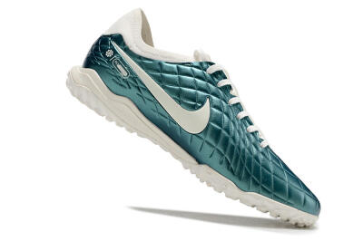 Nike Tiempo Legend 10 Pro TF Low-Tops Football Shoes - Jade/White