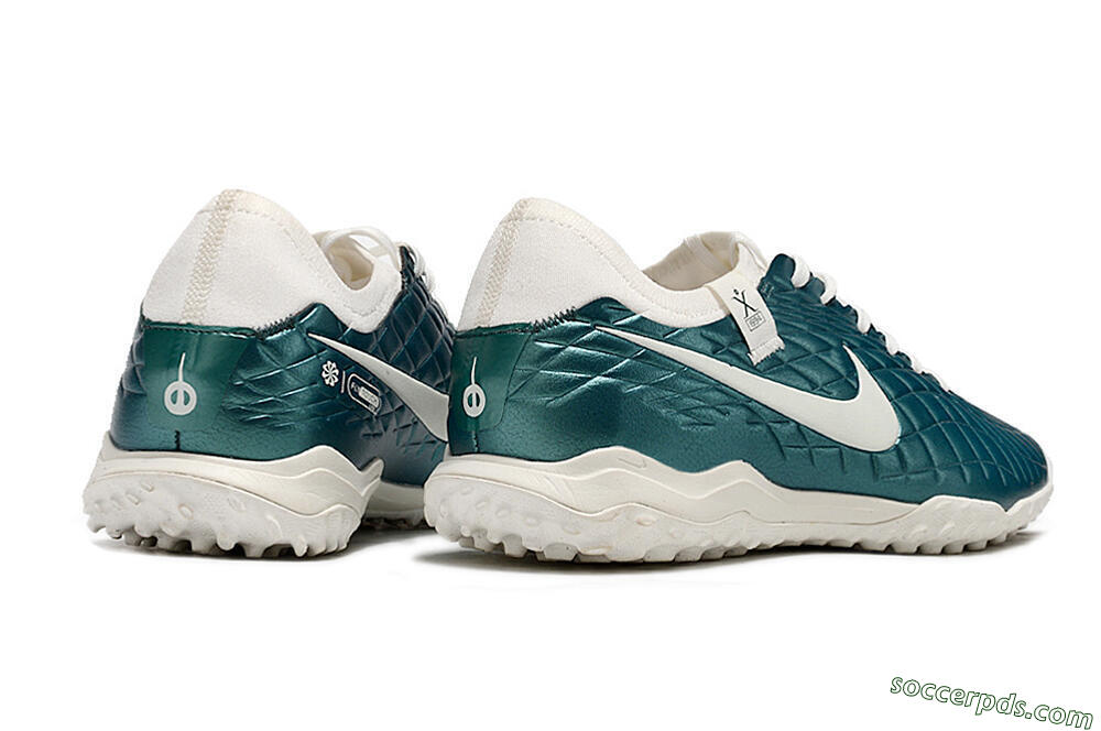 Nike Tiempo Legend 10 Pro TF Low-Tops Football Shoes - Jade/White 6