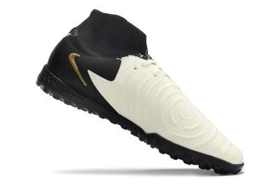 Nike Phantom Luna Elite NU TF High-Tops Football Shoes - White/Black/Gold