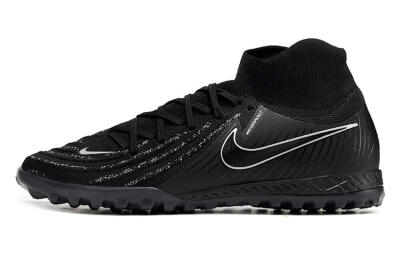 Nike Phantom Luna Elite NU TF High-Tops Football Shoes - Black/White/Blue