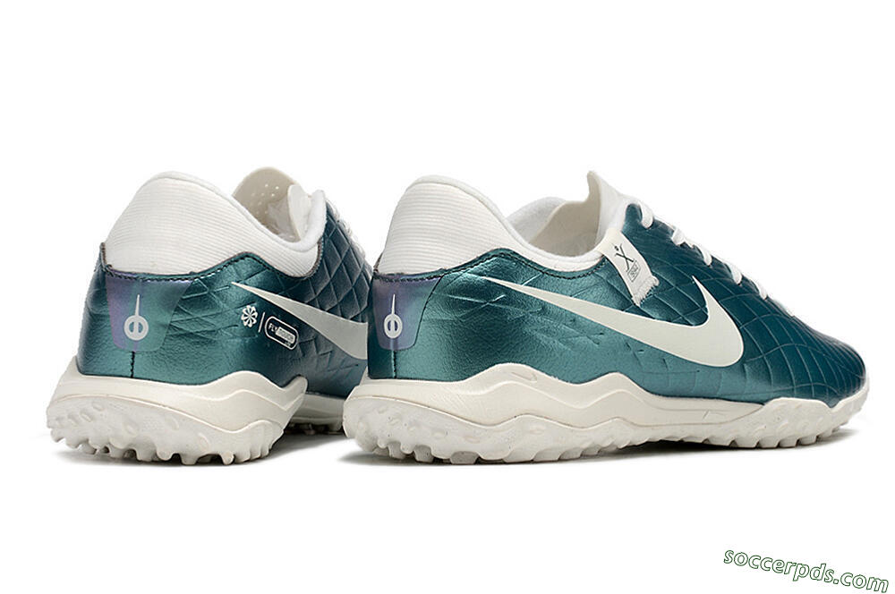 Nike Tiempo Legend 10 Elite TF Low-Tops Football Shoes - Jade/White 6
