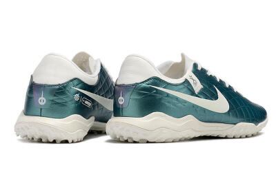 Nike Tiempo Legend 10 Elite TF Low-Tops Football Shoes - Jade/White