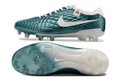 Nike Tiempo Legend 10 Elite FG Low-Tops Football Boots - Jade/White