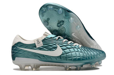 Nike Tiempo Legend 10 Elite FG Low-Tops Football Boots - Jade/White