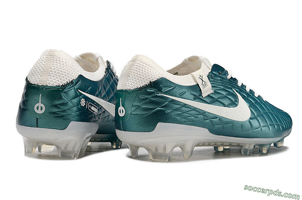 Nike Tiempo Legend 10 Elite FG Low-Tops Football Boots - Jade/White 6