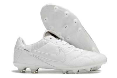Nike Premier 3 FG Low-Tops Football Boots - White/Black