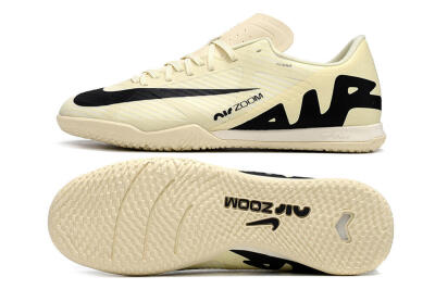 Nike Air Zoom Mercurial Vapor 15 Academy IC Low-Tops Football Shoes - Beige/Black