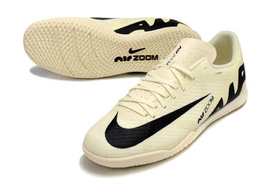 Nike Air Zoom Mercurial Vapor 15 Academy IC Low-Tops Football Shoes - Beige/Black