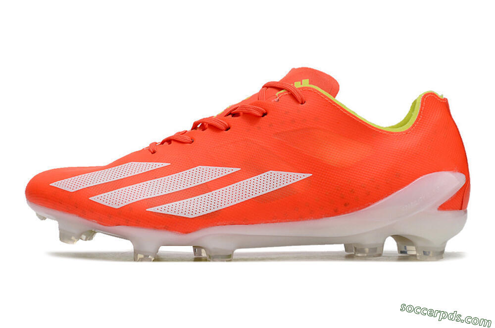 Adidas X Crazyfast.1 FG Low-Tops Football Boots - Red/White/Yellow 2