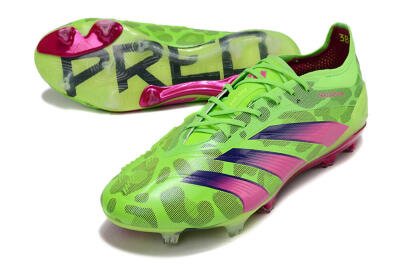 Adidas Predator Accuracy.1 FG Low-Tops Football Boots - Green/Yellow/Purple