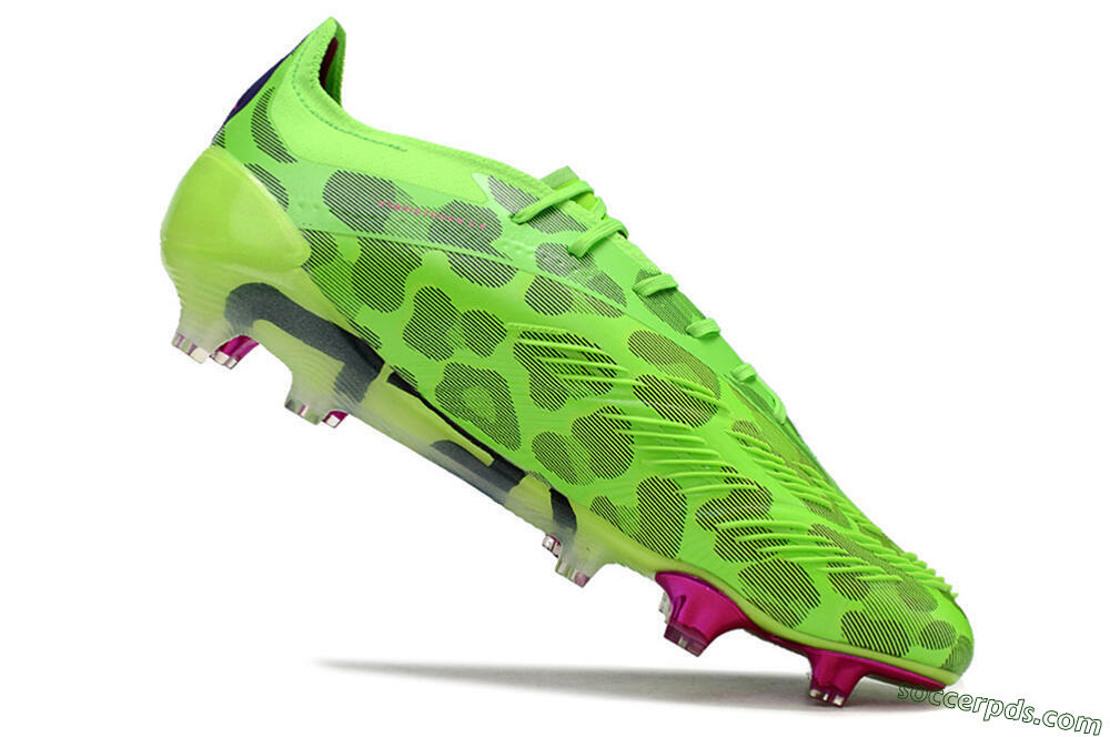 Adidas Predator Accuracy.1 FG Low-Tops Football Boots - Green/Yellow/Purple 4