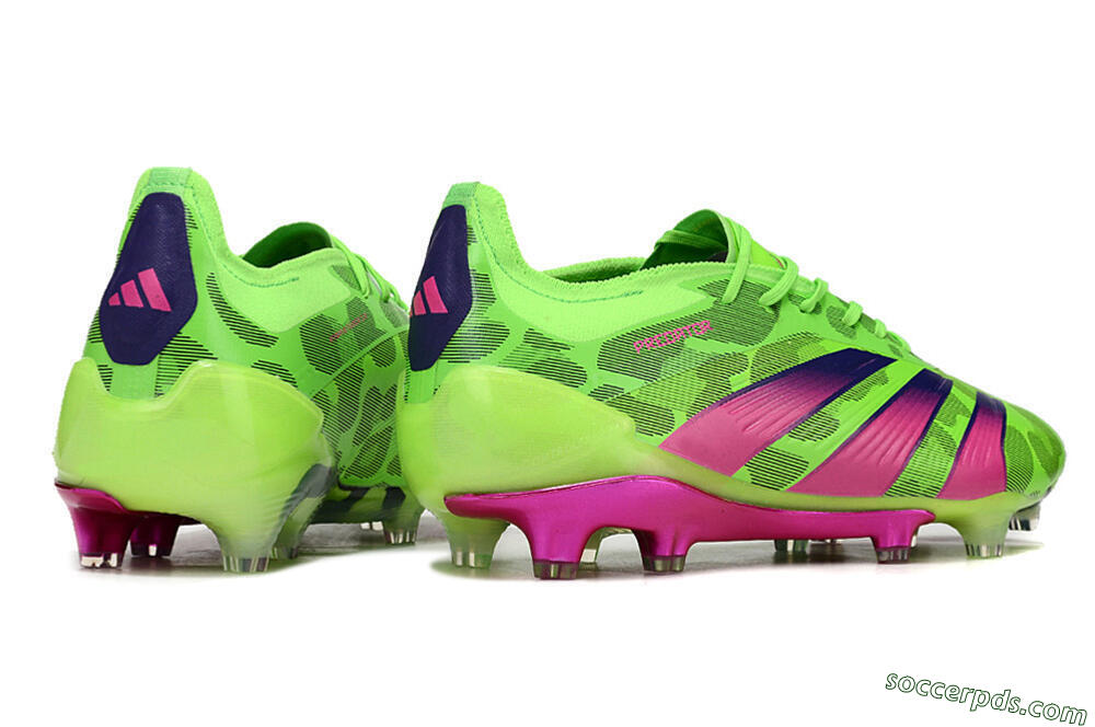Adidas Predator Accuracy.1 FG Low-Tops Football Boots - Green/Yellow/Purple 6