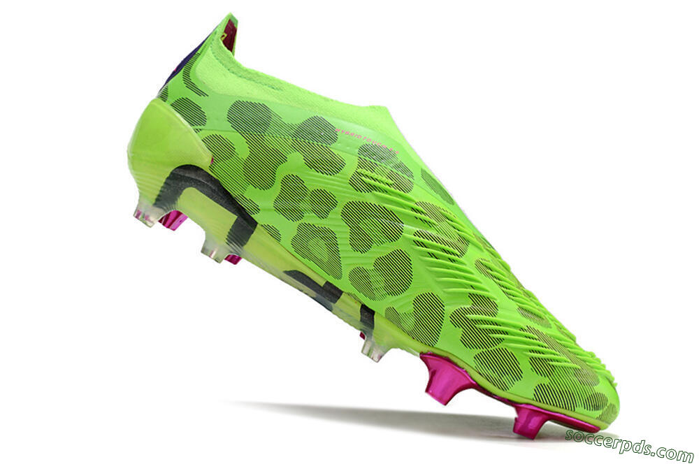 Adidas Predator Accuracy+ FG Low-Tops Football Boots - Green/Purple/Yellow 4