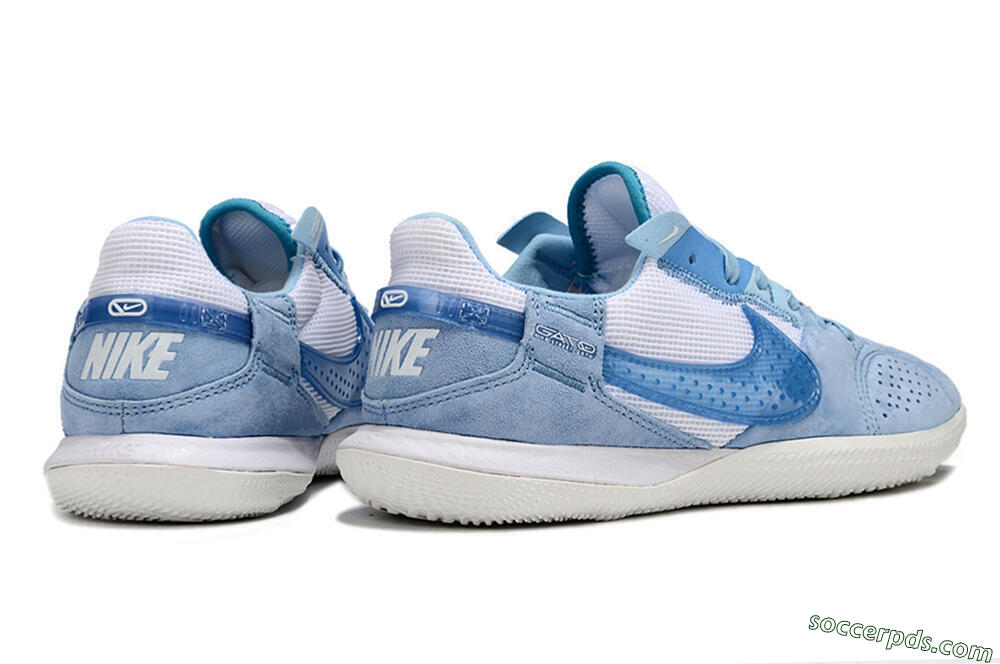 Nike Street Gato IC Low-Tops Football Shoes - Blue/White 6