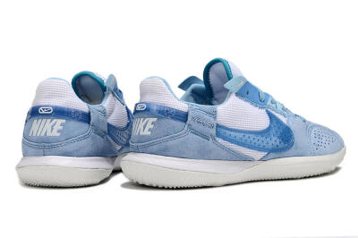 Nike Street Gato IC Low-Tops Football Shoes - Blue/White