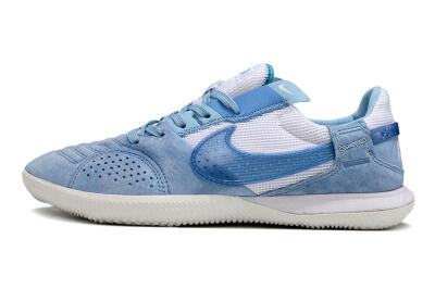 Nike Street Gato IC Low-Tops Football Shoes - Blue/White