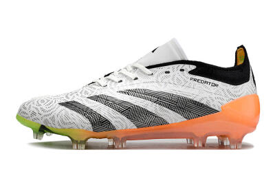 Adidas Predator Accuracy.1 FG Low-Tops Football Boots - White/Black/Orange