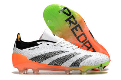 Adidas Predator Accuracy.1 FG Low-Tops Football Boots - White/Black/Orange