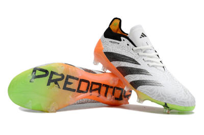 Adidas Predator Accuracy.1 FG Low-Tops Football Boots - White/Black/Orange