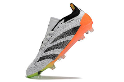 Adidas Predator Accuracy.1 FG Low-Tops Football Boots - White/Black/Orange
