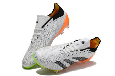 Adidas Predator Accuracy.1 FG Low-Tops Football Boots - White/Black/Orange