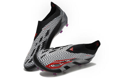 Adidas Predator Accuracy+ FG Low-Tops Football Boots - Grey/Black/Red