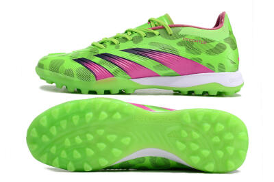 Adidas Predator Elite TF Low-Tops Football Shoes - Green/Purple/Pink