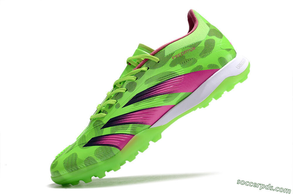 Adidas Predator Elite TF Low-Tops Football Shoes - Green/Purple/Pink 5