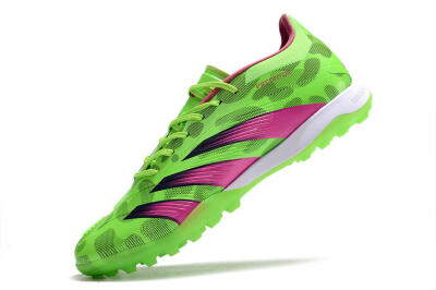 Adidas Predator Elite TF Low-Tops Football Shoes - Green/Purple/Pink